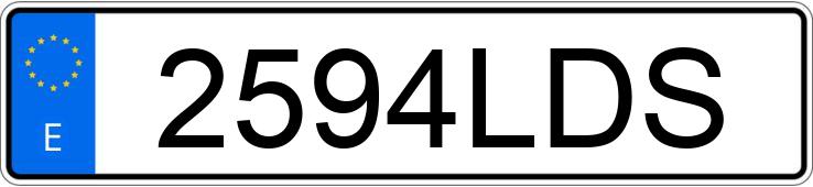 Numer rejestracyjny 2594LDS posiada SEAT LEON Numer rejestracyjny 2594LDS posiada SEAT LEON