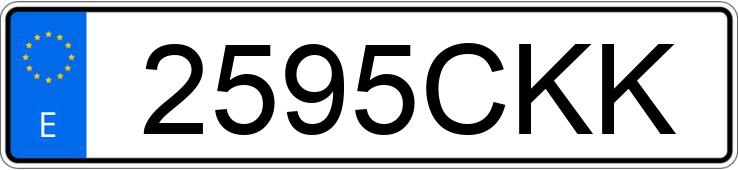 Numer rejestracyjny 2595CKK posiada MERCEDES E (211)