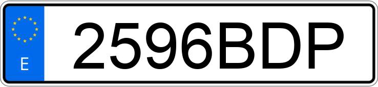El número de registro 2596BDP tiene FORD FOCUS El número de registro 2596BDP tiene FORD FOCUS