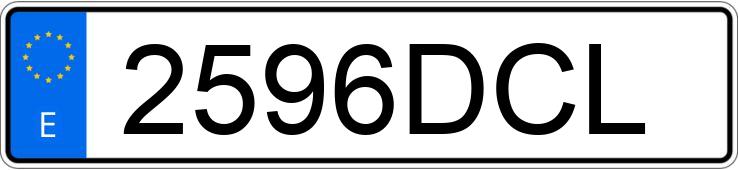 Numer rejestracyjny 2596DCL posiada BMW X3