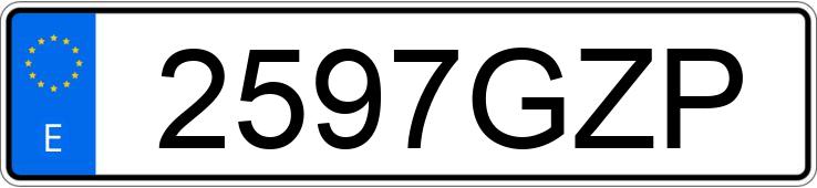 Numer rejestracyjny 2597GZP posiada CITROEN BERLINGO