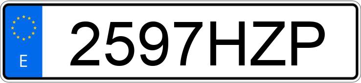 Numer rejestracyjny 2597HZP posiada PEUGEOT 807