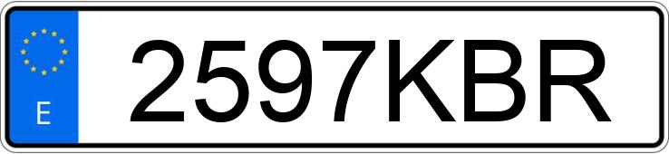 Numer rejestracyjny 2597KBR posiada CITROEN BERLINGO Numer rejestracyjny 2597KBR posiada CITROEN BERLINGO