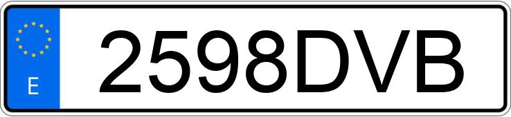 Numer rejestracyjny 2598DVB posiada OPEL CORSA