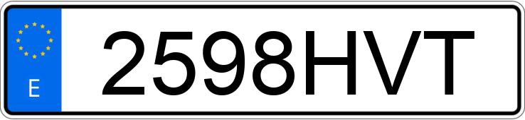 Numer rejestracyjny 2598HVT posiada SMART FORTWO COUPE