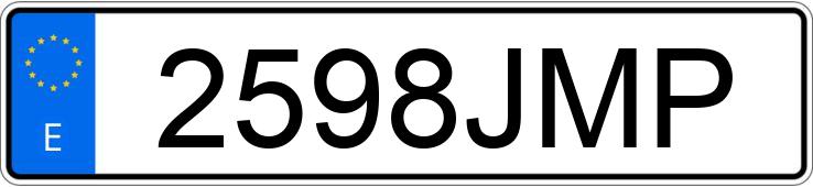Numer rejestracyjny 2598JMP posiada CHRYSLER VOYAGER Numer rejestracyjny 2598JMP posiada CHRYSLER VOYAGER