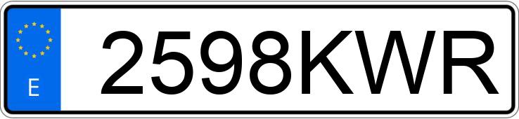 Numer rejestracyjny 2598KWR posiada CITROEN BERLINGO Numer rejestracyjny 2598KWR posiada CITROEN BERLINGO