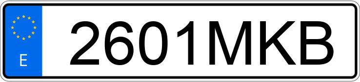 Numer rejestracyjny 2601MKB posiada CITROEN JUMPY