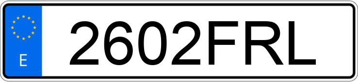 Numer rejestracyjny 2602FRL posiada AUDI A3 1.6 FSI AMBIENTE