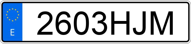 Numer rejestracyjny 2603HJM posiada PEUGEOT 3008