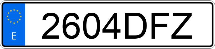 Numer rejestracyjny 2604DFZ posiada HYUNDAI TUCSON