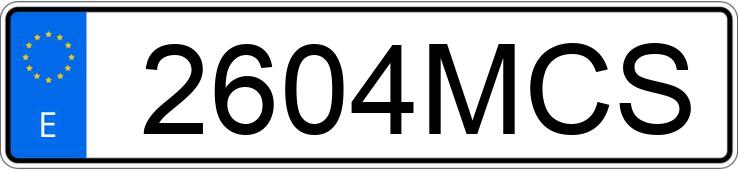 Numer rejestracyjny 2604MCS posiada MERCEDES G (463)