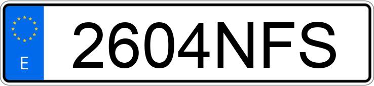 Numer rejestracyjny 2604NFS posiada BMW SERIE 1