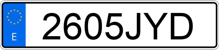 Numer rejestracyjny 2605JYD posiada SEAT IBIZA Numer rejestracyjny 2605JYD posiada SEAT IBIZA