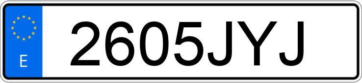 Numer rejestracyjny 2605JYJ posiada CITROEN C3