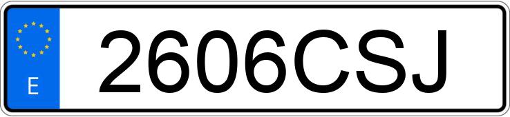 Numer rejestracyjny 2606CSJ posiada NISSAN TERRANO