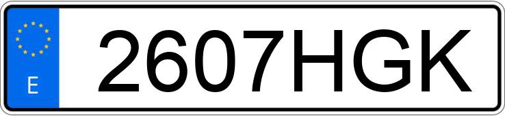 Numer rejestracyjny 2607HGK posiada KIA CEED Numer rejestracyjny 2607HGK posiada KIA CEED