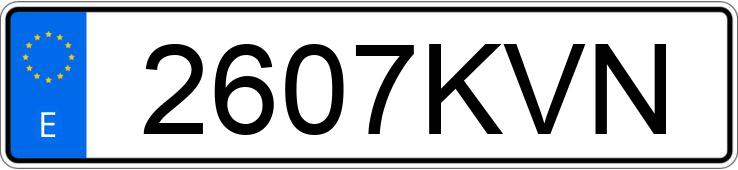 Numer rejestracyjny 2607KVN posiada HONDA CIVIC Numer rejestracyjny 2607KVN posiada HONDA CIVIC