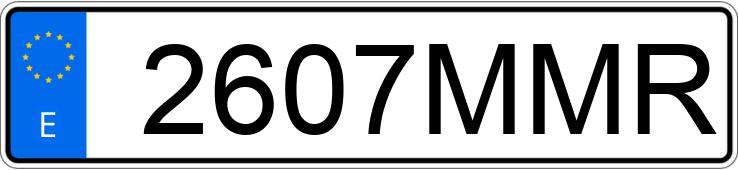 Numer rejestracyjny 2607MMR posiada LAND ROVER RANGE ROVER