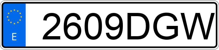 Numer rejestracyjny 2609DGW posiada FORD FOCUS Numer rejestracyjny 2609DGW posiada FORD FOCUS