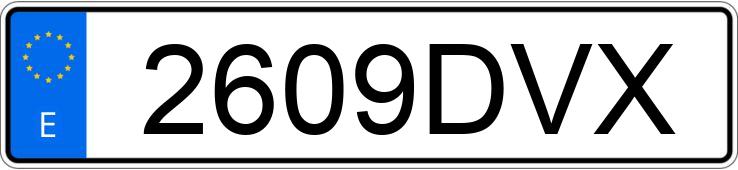 Numer rejestracyjny 2609DVX posiada MERCEDES A (168-169)