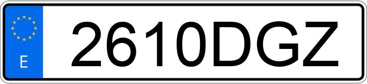 Numer rejestracyjny 2610DGZ posiada SEAT LEON Numer rejestracyjny 2610DGZ posiada SEAT LEON