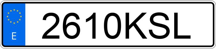 Numer rejestracyjny 2610KSL posiada KIA PICANTO