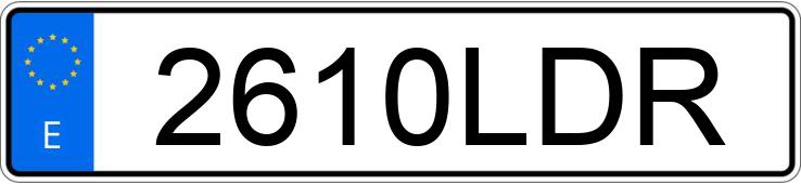 Numer rejestracyjny 2610LDR posiada PORSCHE CAYENNE Numer rejestracyjny 2610LDR posiada PORSCHE CAYENNE