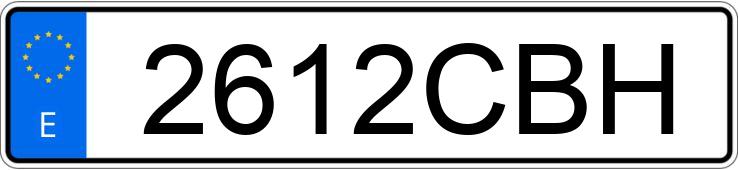 Numer rejestracyjny 2612CBH posiada VOLKSWAGEN PASSAT