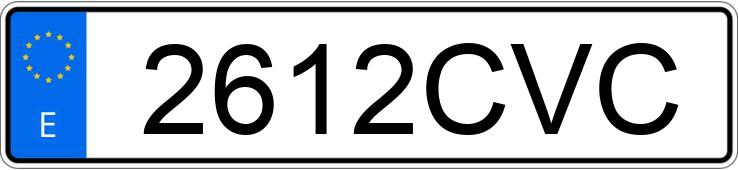 Numer rejestracyjny 2612CVC posiada SEAT LEON