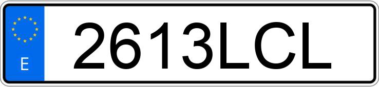 Numer rejestracyjny 2613LCL posiada BMW SERIE 6 F13 M6 PACK COMPETICION