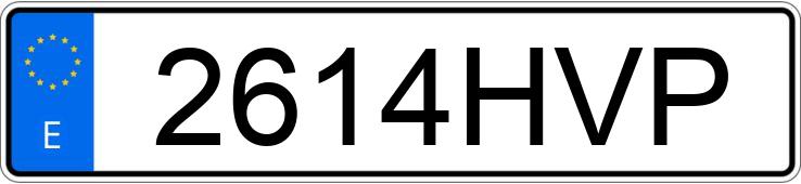 Numer rejestracyjny 2614HVP posiada PEUGEOT 308