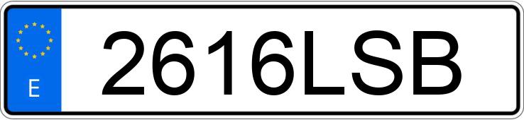 Numer rejestracyjny 2616LSB posiada CITROEN BERLINGO