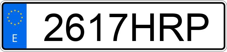 Numer rejestracyjny 2617HRP posiada NISSAN QASHQAI