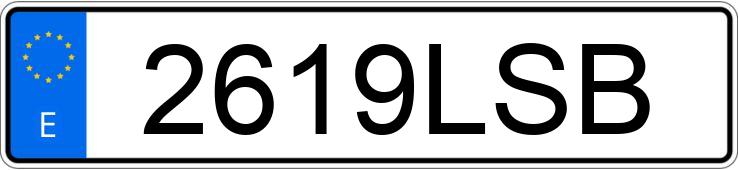 Numer rejestracyjny 2619LSB posiada CITROEN BERLINGO