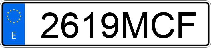 Numer rejestracyjny 2619MCF posiada MERCEDES GLE (167)