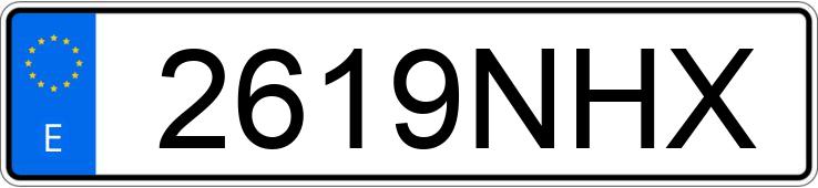 Numer rejestracyjny 2619NHX posiada VOLKSWAGEN TOUAREG