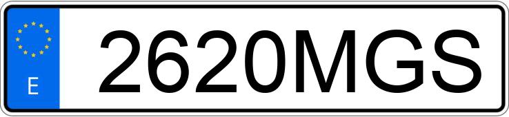 Numer rejestracyjny 2620MGS posiada AUDI Q8