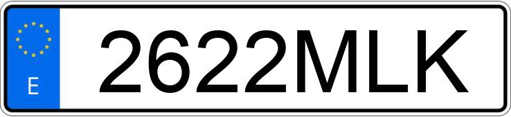 Numer rejestracyjny 2622MLK posiada VOLKSWAGEN GOLF Numer rejestracyjny 2622MLK posiada VOLKSWAGEN GOLF