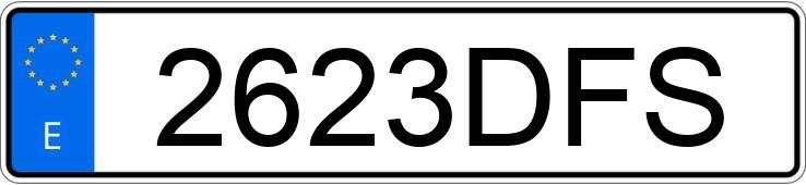 Numer rejestracyjny 2623DFS posiada SUZUKI GRAND VITARA