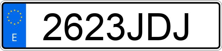 Numer rejestracyjny 2623JDJ posiada KIA RIO