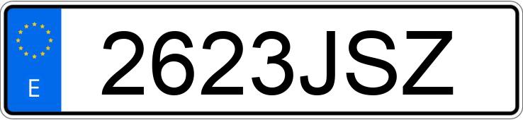 Numer rejestracyjny 2623JSZ posiada HONDA CR-V