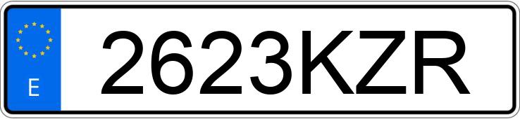 Numer rejestracyjny 2623KZR posiada NISSAN QASHQAI