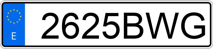 Numer rejestracyjny 2625BWG posiada VOLKSWAGEN POLO Numer rejestracyjny 2625BWG posiada VOLKSWAGEN POLO