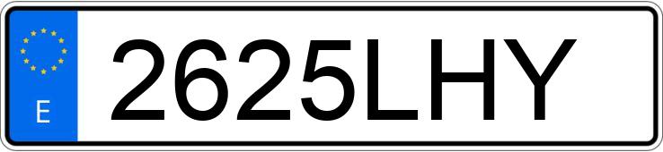 Numer rejestracyjny 2625LHY posiada PEUGEOT 2008 Numer rejestracyjny 2625LHY posiada PEUGEOT 2008