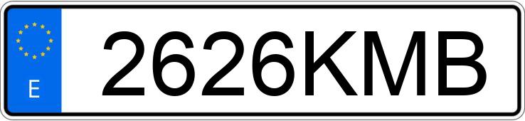 Numer rejestracyjny 2626KMB posiada FIAT 500 Numer rejestracyjny 2626KMB posiada FIAT 500