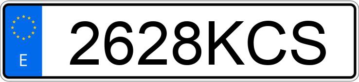 Registreringsnummeret 2628KCS har RENAULT MASTER