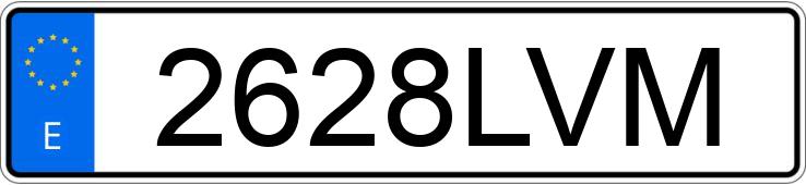 Numer rejestracyjny 2628LVM posiada FORD MUSTANG Numer rejestracyjny 2628LVM posiada FORD MUSTANG