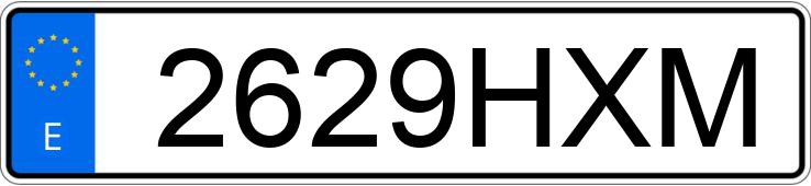 Numer rejestracyjny 2629HXM posiada NISSAN NV 200