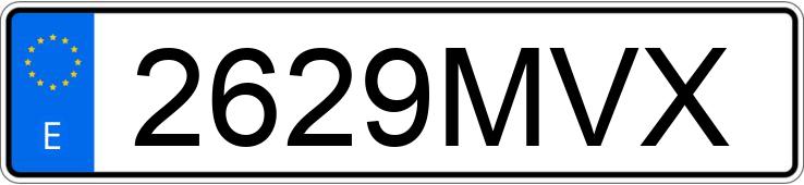 Numer rejestracyjny 2629MVX posiada FORD FIESTA Numer rejestracyjny 2629MVX posiada FORD FIESTA